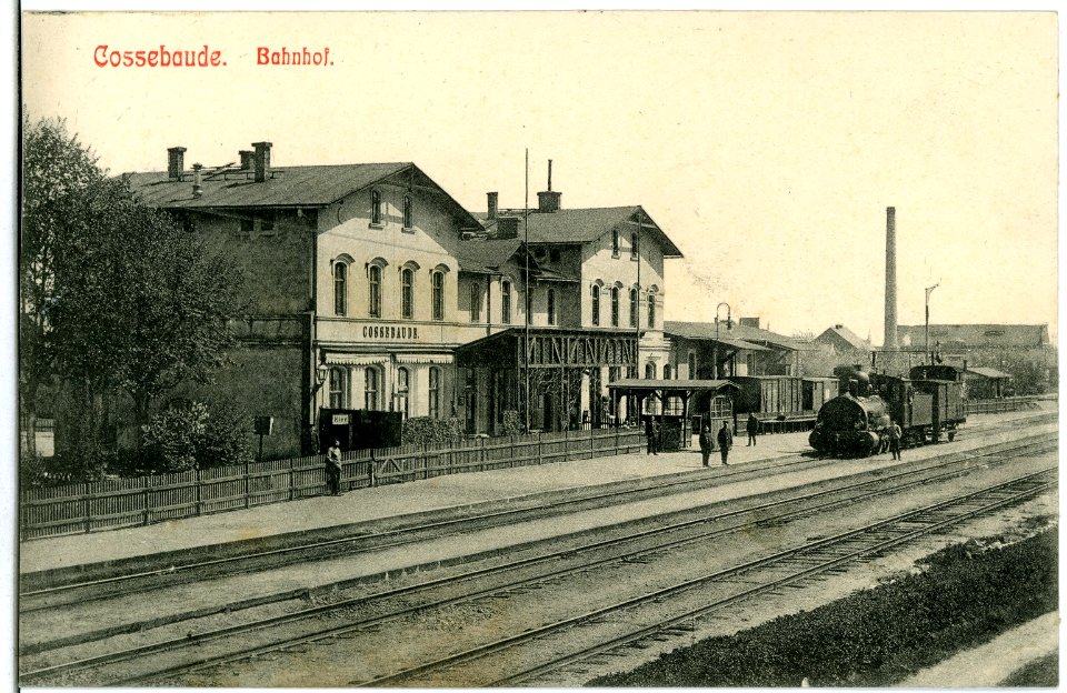 11231-Cossebaude-1910-Bahnhof-Brück & Sohn Kunstverlag