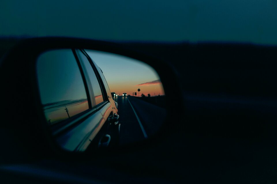Mirror reflection sky