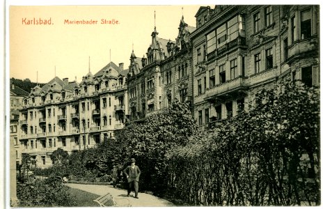 11731-Karlsbad-1910-Marienbader Straße-Brück & Sohn Kunstverlag photo