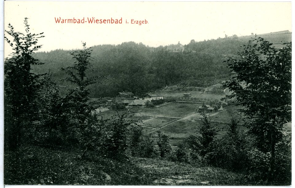 11448-Warmbad-Wiesenbad-1910-Blick auf Warmbad - Wiesenbad-Brück & Sohn Kunstverlag
