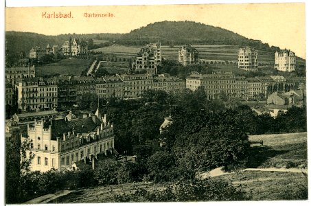 11729-Karlsbad-1910-Gartenzeile-Brück & Sohn Kunstverlag photo