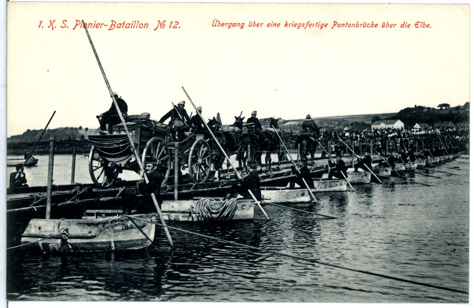 11060--1910-Königlich Sächsisches Pionier-Bataillon Nr. 12-Brück & Sohn Kunstverlag