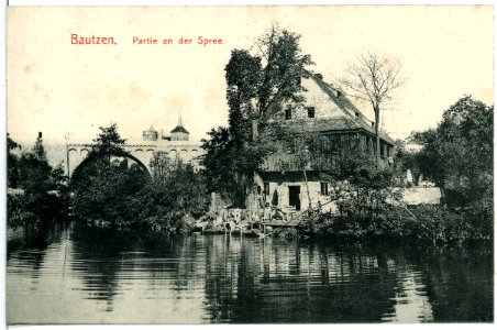 11512-Bautzen-1910-an der Spree-Brück & Sohn Kunstverlag