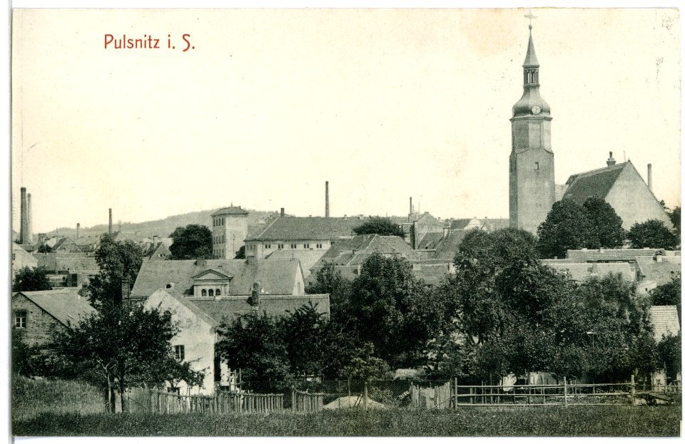 11025-Pulsnitz-1910-Blick auf Pulsnitz-Brück & Sohn Kunstverlag