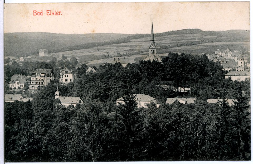 11658-Bad Elster-1910-Blick auf Bad Elster-Brück & Sohn Kunstverlag