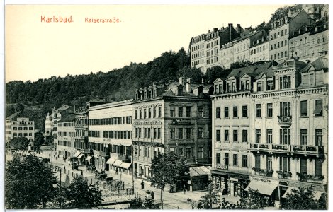 11736-Karlsbad-1910-Kaiserstraße-Brück & Sohn Kunstverlag photo