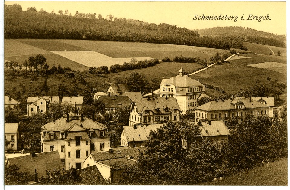 11461-Schmiedeberg-1910-Blick auf Schmiedeberg-Brück & Sohn Kunstverlag