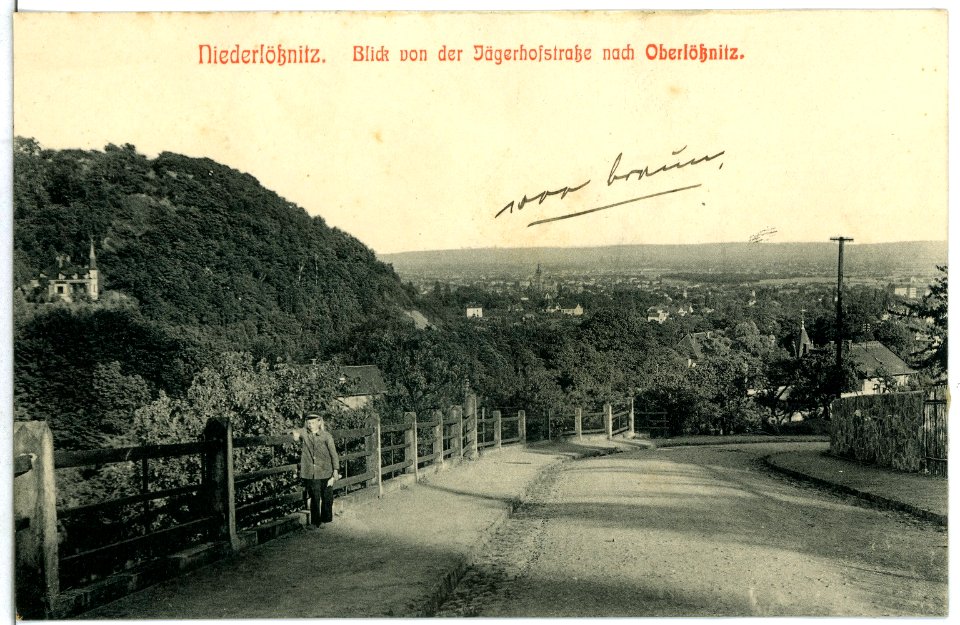 11500-Radebeul-1910-Niederlößnitz - Blick von der Jägerhofstraße-Brück & Sohn Kunstverlag