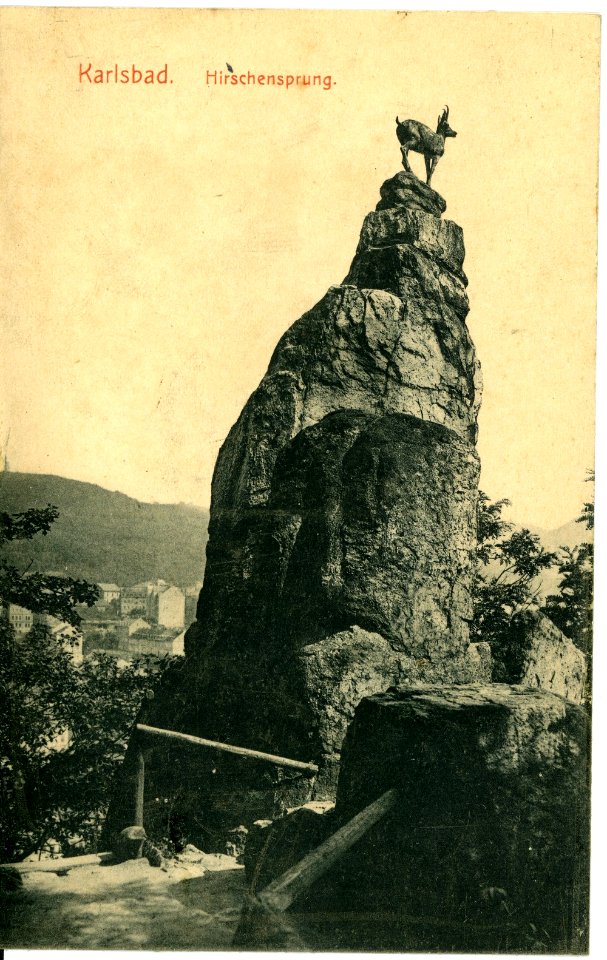 11713-Karlsbad-1910-HIrschensprung-Brück & Sohn Kunstverlag