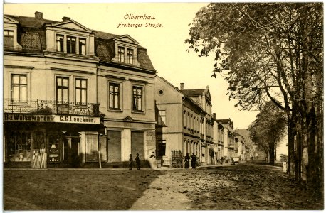 19929-Olbernhau-1915-Freiberger Straße-Brück & Sohn Kunstverlag