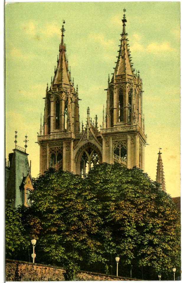 11506-Meißen-1910-Domtürme-Brück & Sohn Kunstverlag