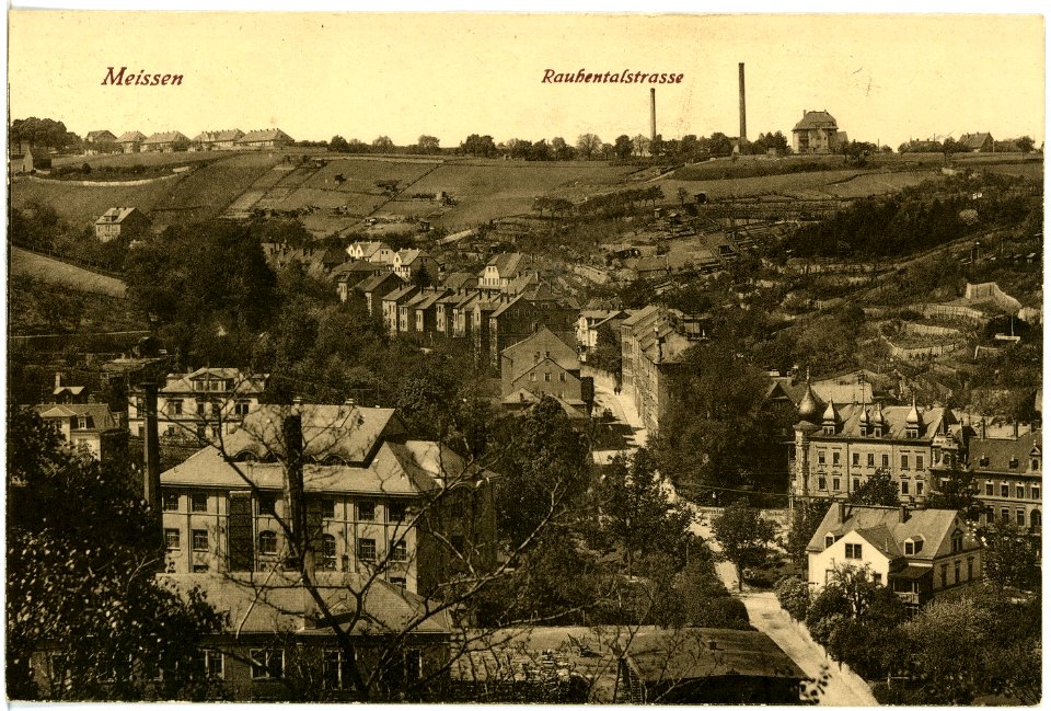 17814-Meißen-1914-Rauhentalstraße-Brück & Sohn Kunstverlag