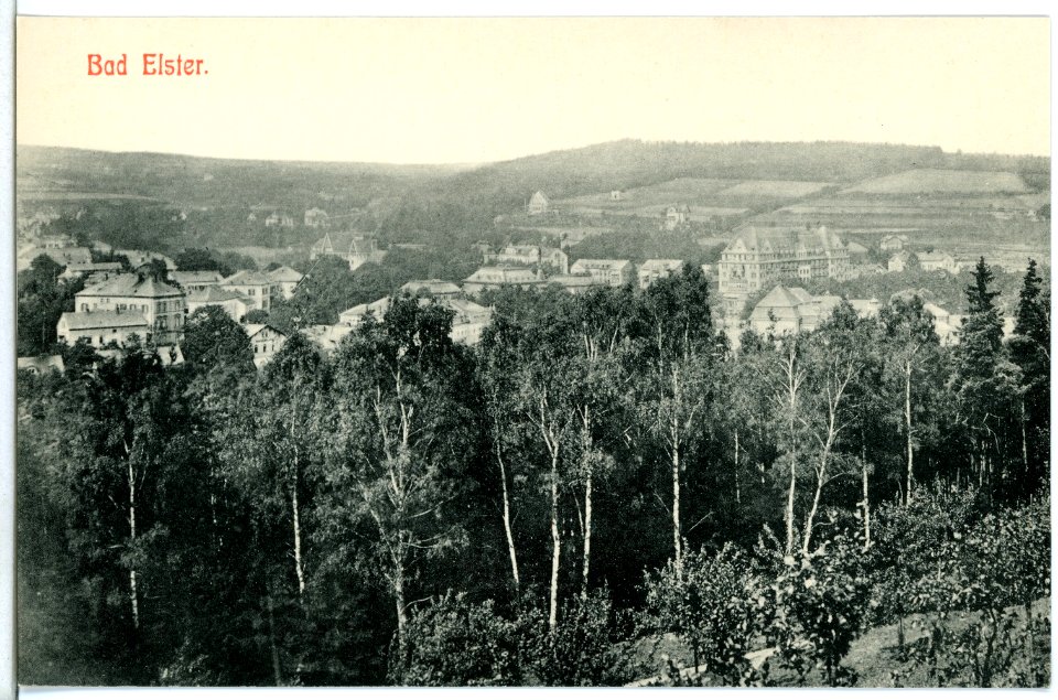11653-Bad Elster-1910-Blick auf Bad Elster-Brück & Sohn Kunstverlag