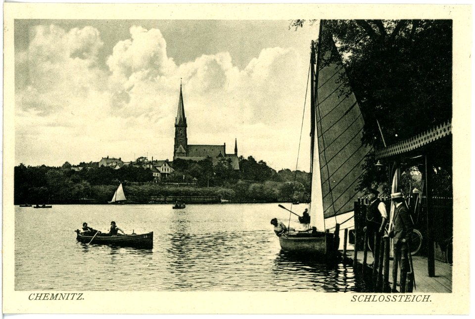 18039-Chemnitz-1914-Schloßteich-Brück & Sohn Kunstverlag