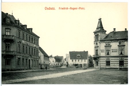 11947-Oschatz-1910-Friedrich-August-Platz-Brück & Sohn Kunstverlag