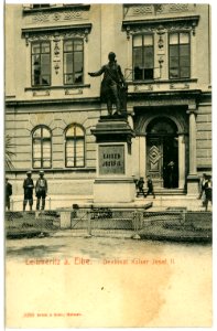 03299-Leitmeritz-1903-Denkmal Kaiser Josef der II.-Brück & Sohn Kunstverlag