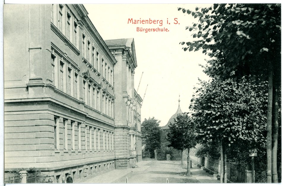 11519-Marienberg-1910-Bürgerschule-Brück & Sohn Kunstverlag
