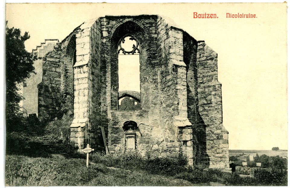 02527-Bautzen-1902-Nicolairuine-Brück & Sohn Kunstverlag