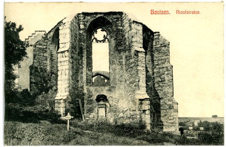 02527-Bautzen-1902-Nicolairuine-Brück & Sohn Kunstverlag