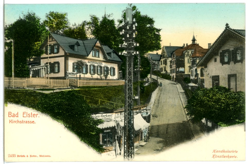 02433-Bad Elster-1902-Kirchstraße-Brück & Sohn Kunstverlag