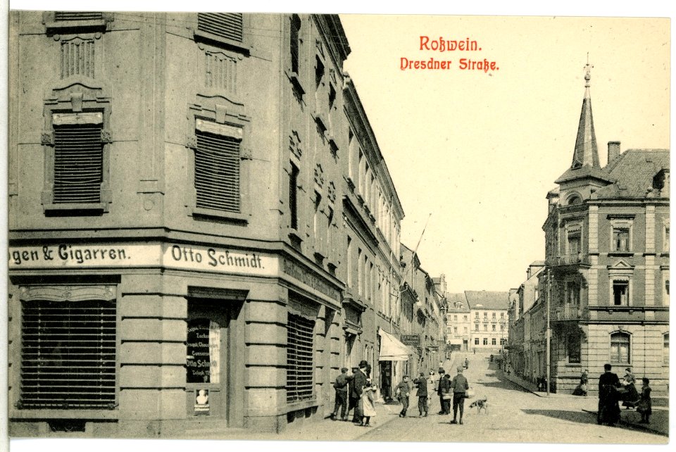 11895-Roßwein-1910-Dresdner Straße-Brück & Sohn Kunstverlag