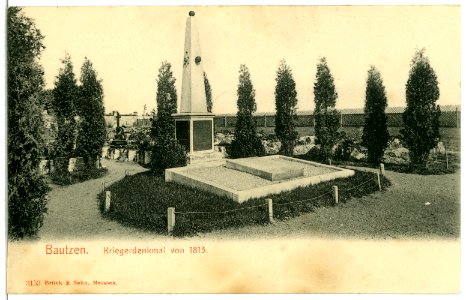 03153-Bautzen-1903-Kriegerdenkmal von 1813-Brück & Sohn Kunstverlag