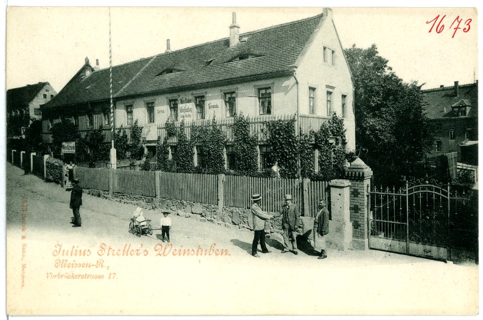 01673-Meißen-1901-Julius Strellers Weinstuben-Brück & Sohn Kunstverlag