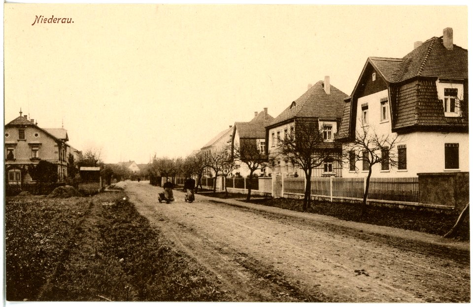 19854-Niederau-1915-Dorfstraße-Brück & Sohn Kunstverlag