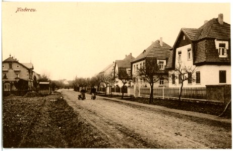 19854-Niederau-1915-Dorfstraße-Brück & Sohn Kunstverlag