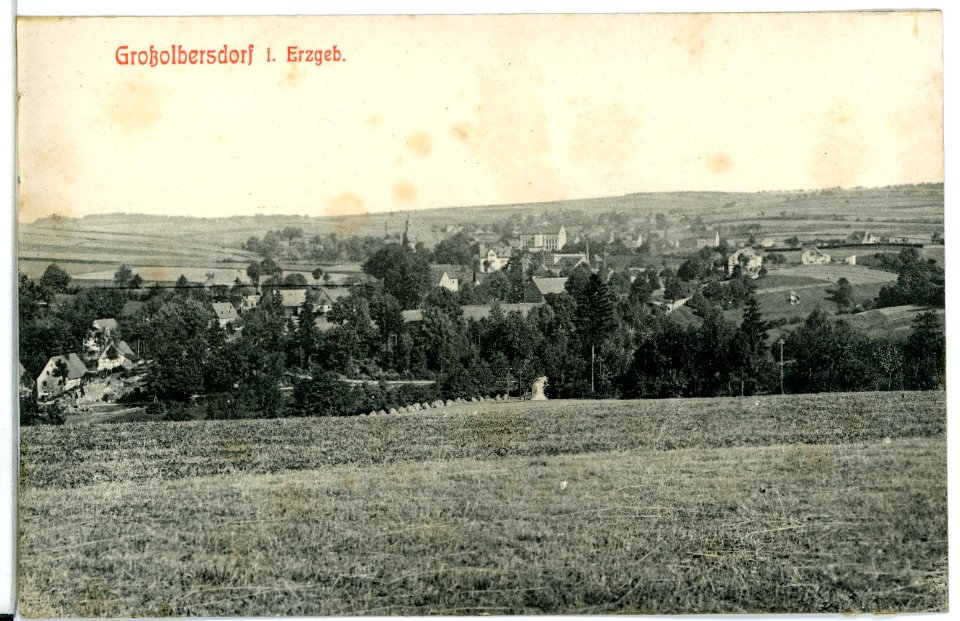 11695-Großolbersdorf-1910-Blick auf Großolbersdorf-Brück & Sohn Kunstverlag