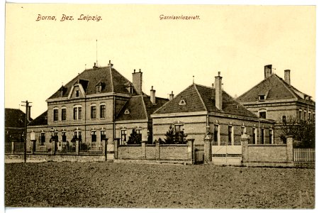 16352-Borna-1913-Garnisonslazarett-Brück & Sohn Kunstverlag
