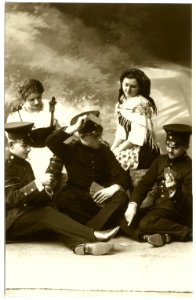 16135-Meißen-1913-Schützen Kartenspiel-Brück & Sohn Kunstverlag
