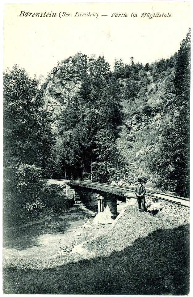 03284-Bärenstein-1903-Brücke an der Müglitz-Brück & Sohn Kunstverlag