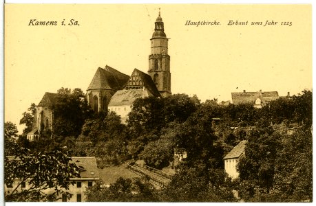14943-Kamenz-1912-Hauptkirche-Brück & Sohn Kunstverlag