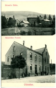 11557-Oldisleben-1910-Weinecks Mühle - Kaiserliches Postamt-Brück & Sohn Kunstverlag