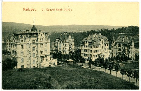 11700-Karlsbad-1910-Dr. Eduard Knoll Straße-Brück & Sohn Kunstverlag