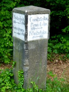 Wegweiser Graupa 1 Lindenallee Pirna