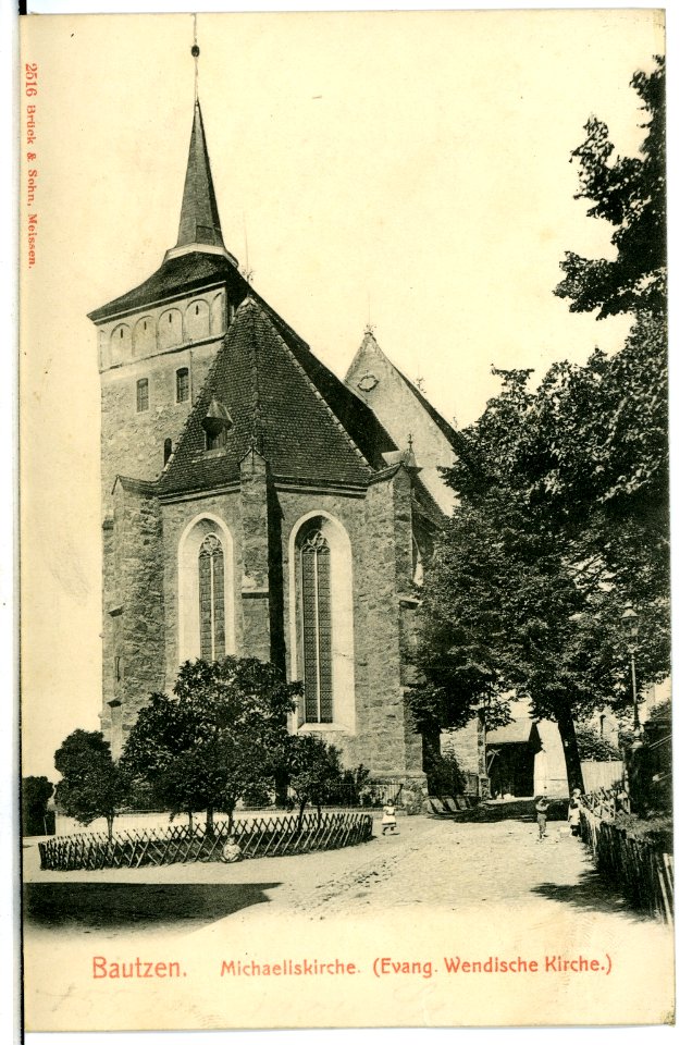 02516-Bautzen-1902-Michaeliskirche-Brück & Sohn Kunstverlag