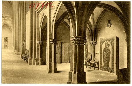 17700-Meißen-1914-Dom - Lettner nördliches Seitenschiff-Brück & Sohn Kunstverlag