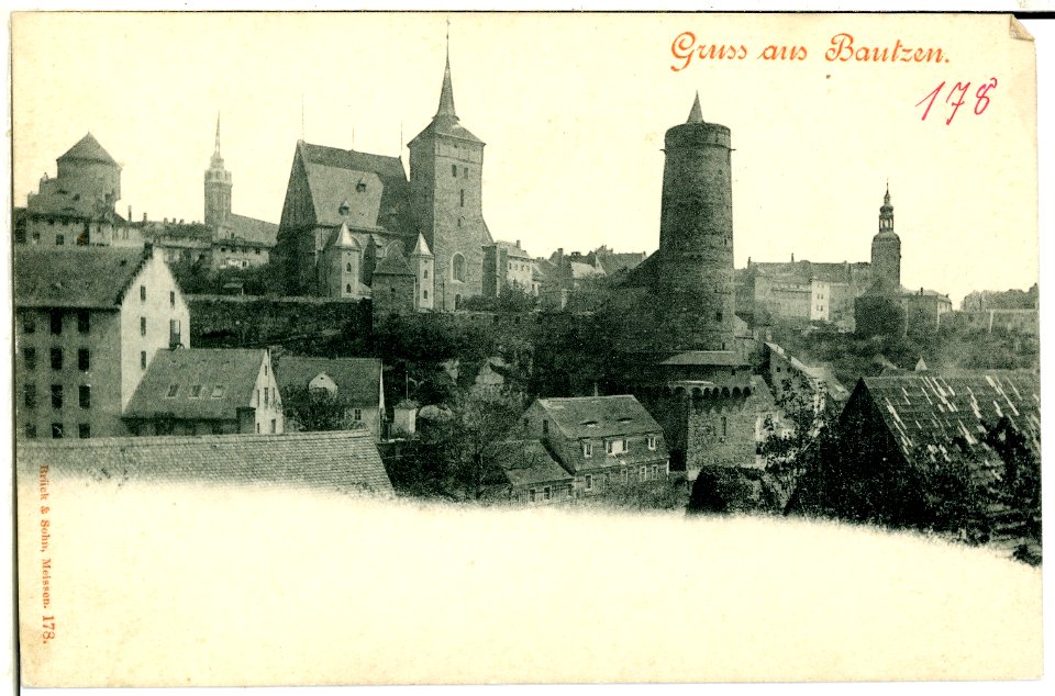 00178-Bautzen-1898-Ansicht-Brück & Sohn Kunstverlag
