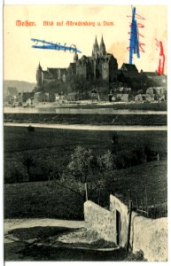 11960-Meißen-1910-Blick auf den Burgberg-Brück & Sohn Kunstverlag