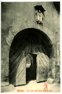 11983-Meißen-1910-Tor zum Löthainer Hof, Schloßberg-Brück & Sohn Kunstverlag