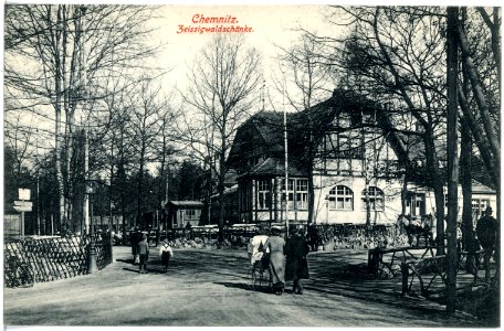 17767-Chemnitz-1914-Zeißigwaldschänke-Brück & Sohn Kunstverlag