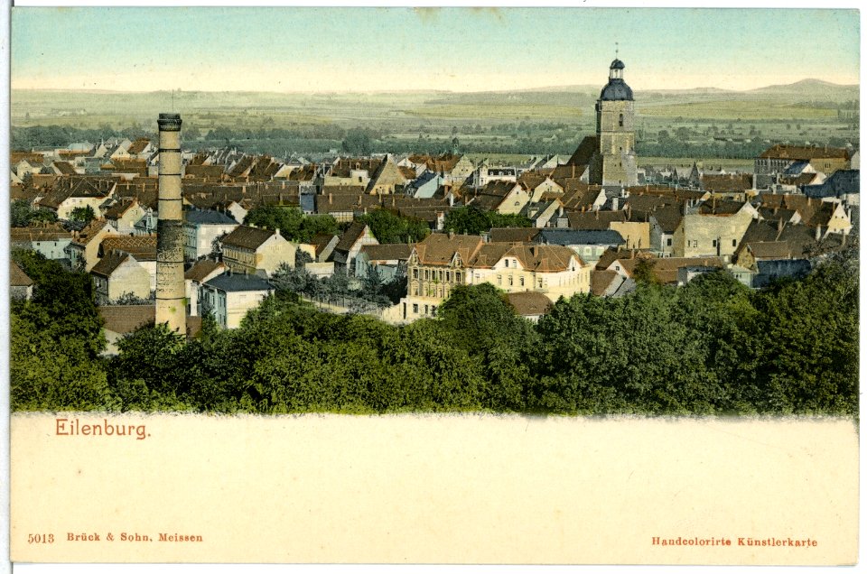05013-Eilenburg-1903-Blick auf Eilenburg-Brück & Sohn Kunstverlag