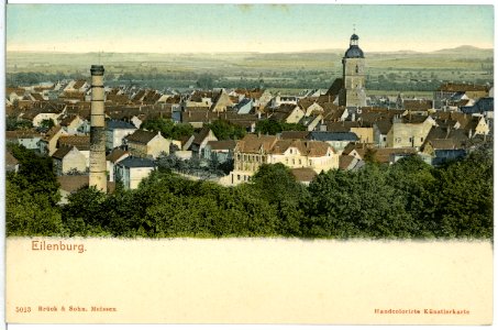 05013-Eilenburg-1903-Blick auf Eilenburg-Brück & Sohn Kunstverlag