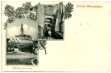 02291-Weesenstein-1902-Schloß-Brück & Sohn Kunstverlag
