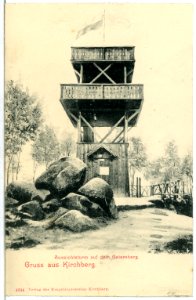 04634-Kirchberg-1903-Aussichtsturm auf dem Geiersberg-Brück & Sohn Kunstverlag