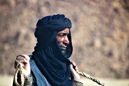 Camel shepherd desert brown desert photo