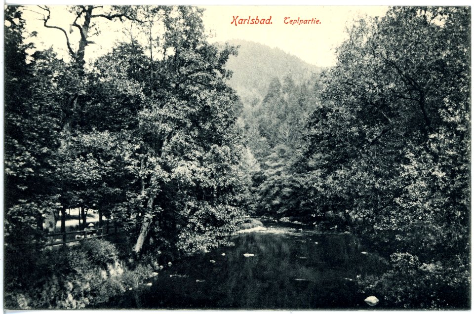18028-Karlsbad-1914-Teplpartie-Brück & Sohn Kunstverlag