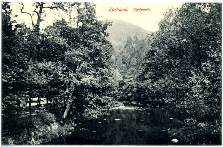 18028-Karlsbad-1914-Teplpartie-Brück & Sohn Kunstverlag